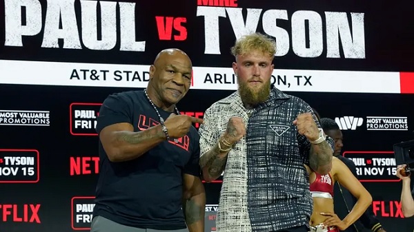 Mike Tyson vs Jake Paul