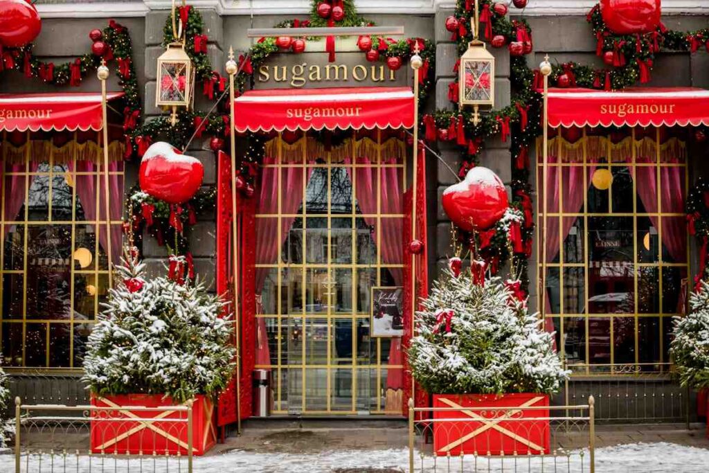 Christmas shops in London