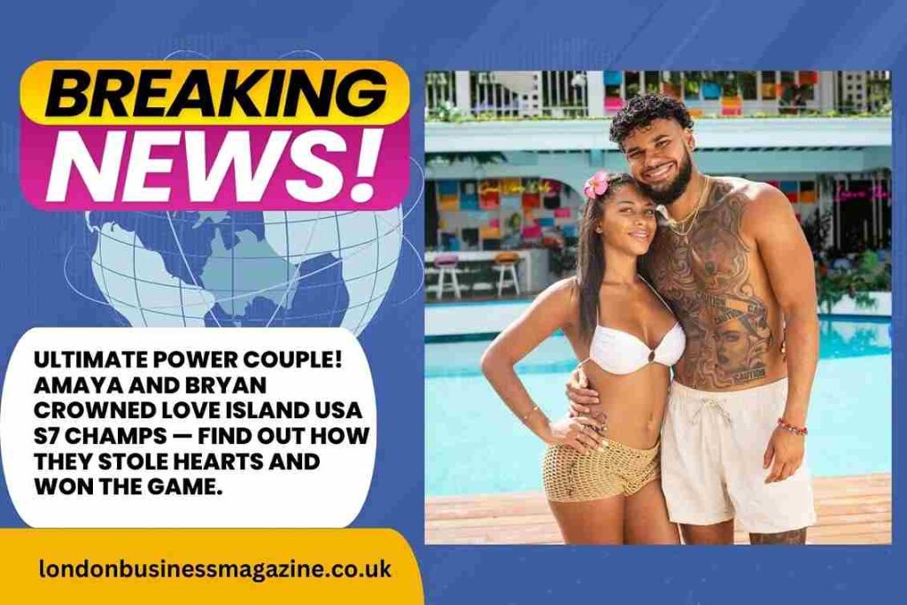Amaya and Bryan Crowned Champions of Love Island USA Season 7 Amaya and Bryan