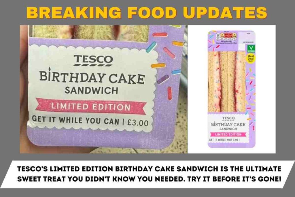 Birthday Cake Sandwich