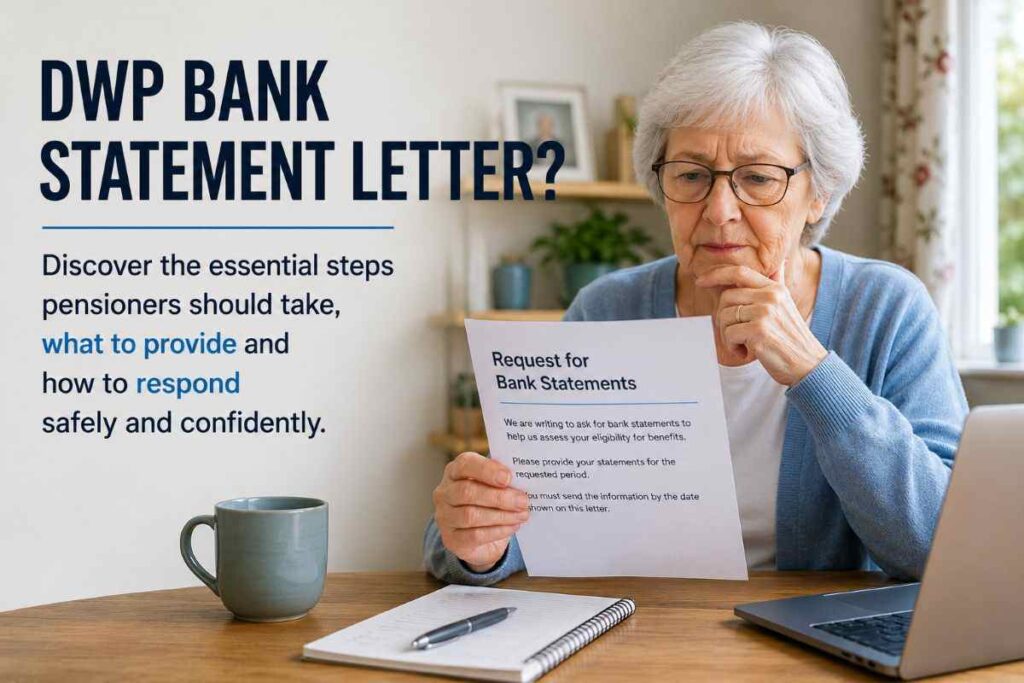 DWP is asking some pensioners for bank statements — here’s exactly what to do if you get the letter DWP Pension Letter