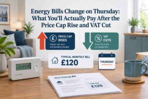 Energy Bills Change on Thursday: What You’ll Actually Pay After the Price Cap Rise and VAT Cut Energy Bills Key Changes