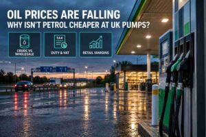 Oil Prices Are Falling — So Why Isn’t Petrol Getting Cheaper at UK Pumps? Oil Prices Fall Why UK Petrol Remains So Expensive